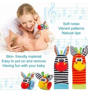 Foto 3 | Kit Xtellar De Juguetes Sensoriales Para Bebé, Conjunto De Maracas Y Calcetines Estimulantes