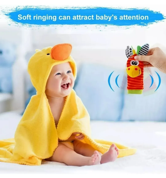 Foto 5 pulgar | Kit Xtellar De Juguetes Sensoriales Para Bebé, Conjunto De Maracas Y Calcetines Estimulantes