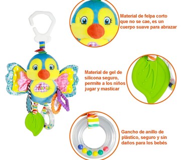 Foto 3 | Peluche Interactivo Xtellar: Sonaja, Mordedera Y Amigo De Crecimiento Para Bebé