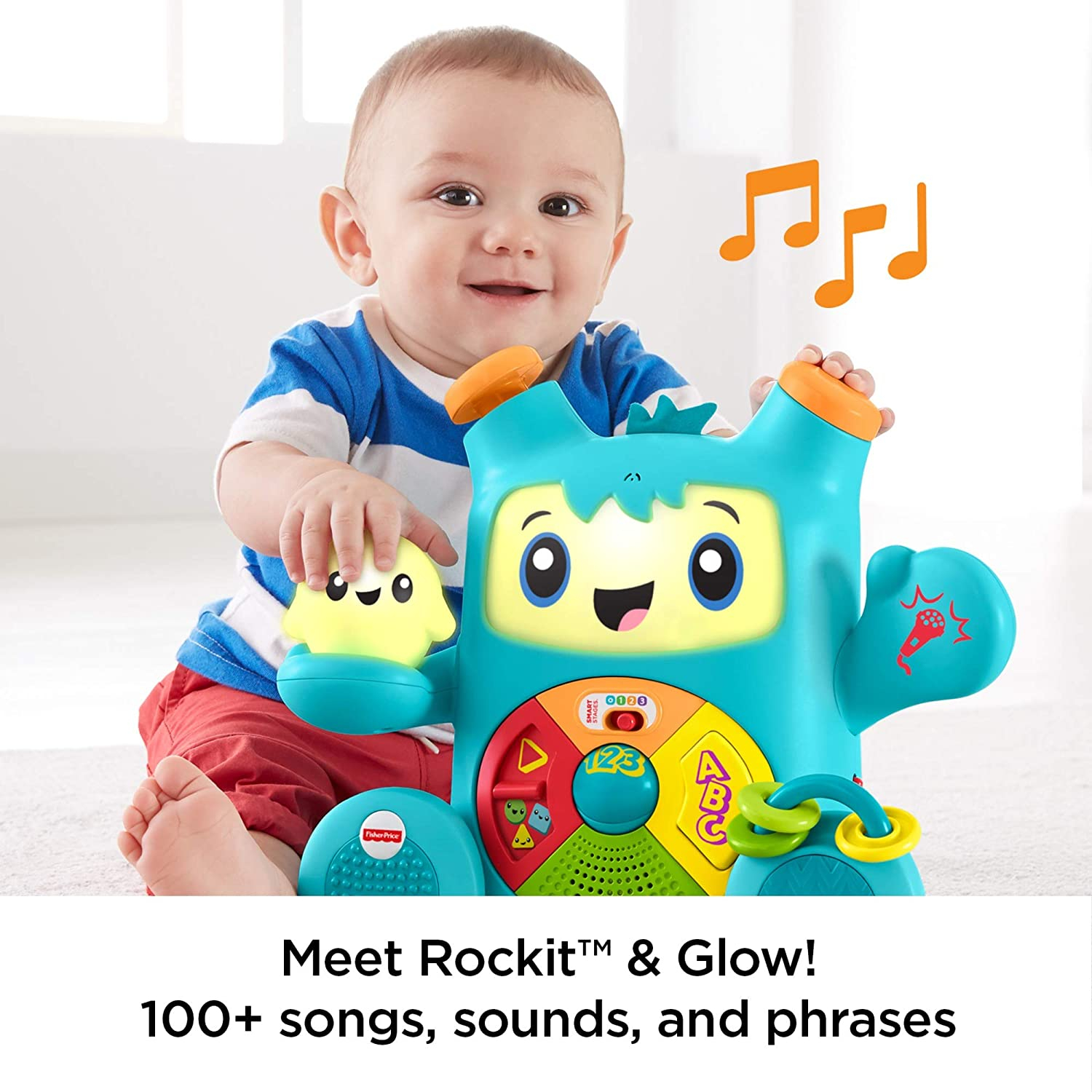 Foto 4 pulgar | Venta Internacional- Juguete Musical para Bebés Fisher-Price Dance And Groove Rockit