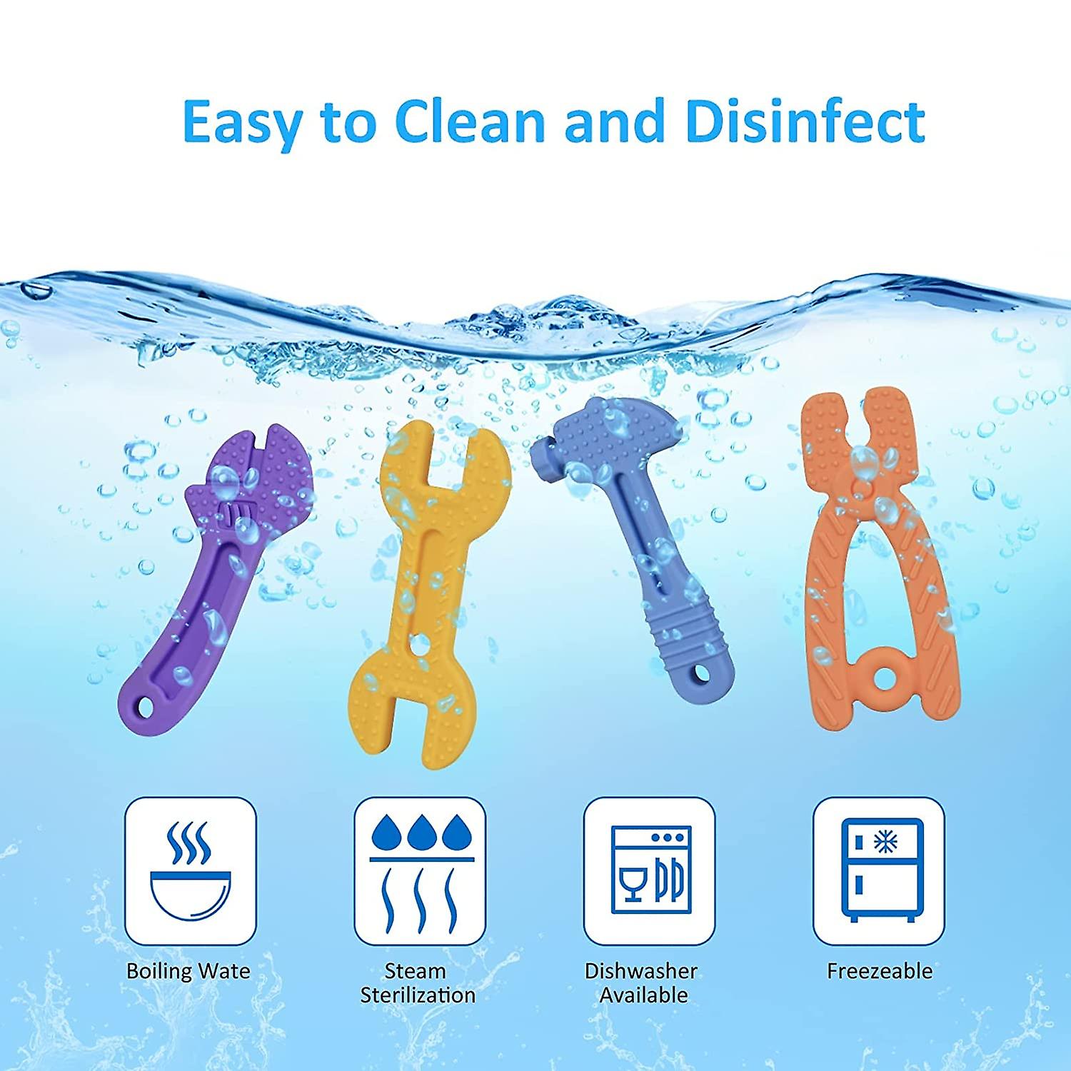 Foto 3 pulgar | Venta Internacional - Juguetes Para La Dentición Para Bebés De 0 A 6 Meses De 6 A 12 Meses Con Bpa Congelado