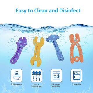Foto 2 | Venta Internacional - Juguetes Para La Dentición Para Bebés De 0 A 6 Meses De 6 A 12 Meses Con Bpa Congelado