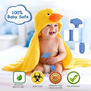 Foto 4 | Venta Internacional - Juguetes Para La Dentición Para Bebés De 0 A 6 Meses De 6 A 12 Meses Con Bpa Congelado