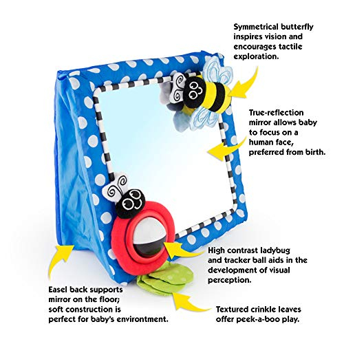 Foto 3 | Atrevido Espejo de Suelo Tummy Time Juguete para el Desarrollo - Venta Internacional