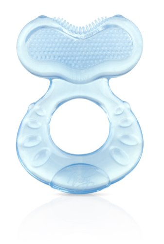 Foto 2 pulgar | Dientes De Silicona Teether Nuby Con Cerdas Para Más De 3 Meses, Azul - Venta Internacional.