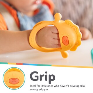 Foto 5 | Manopla De Dentición Nuby Silicone Lion Durante Más De 3 Meses Sin Bpa - Venta Internacional.