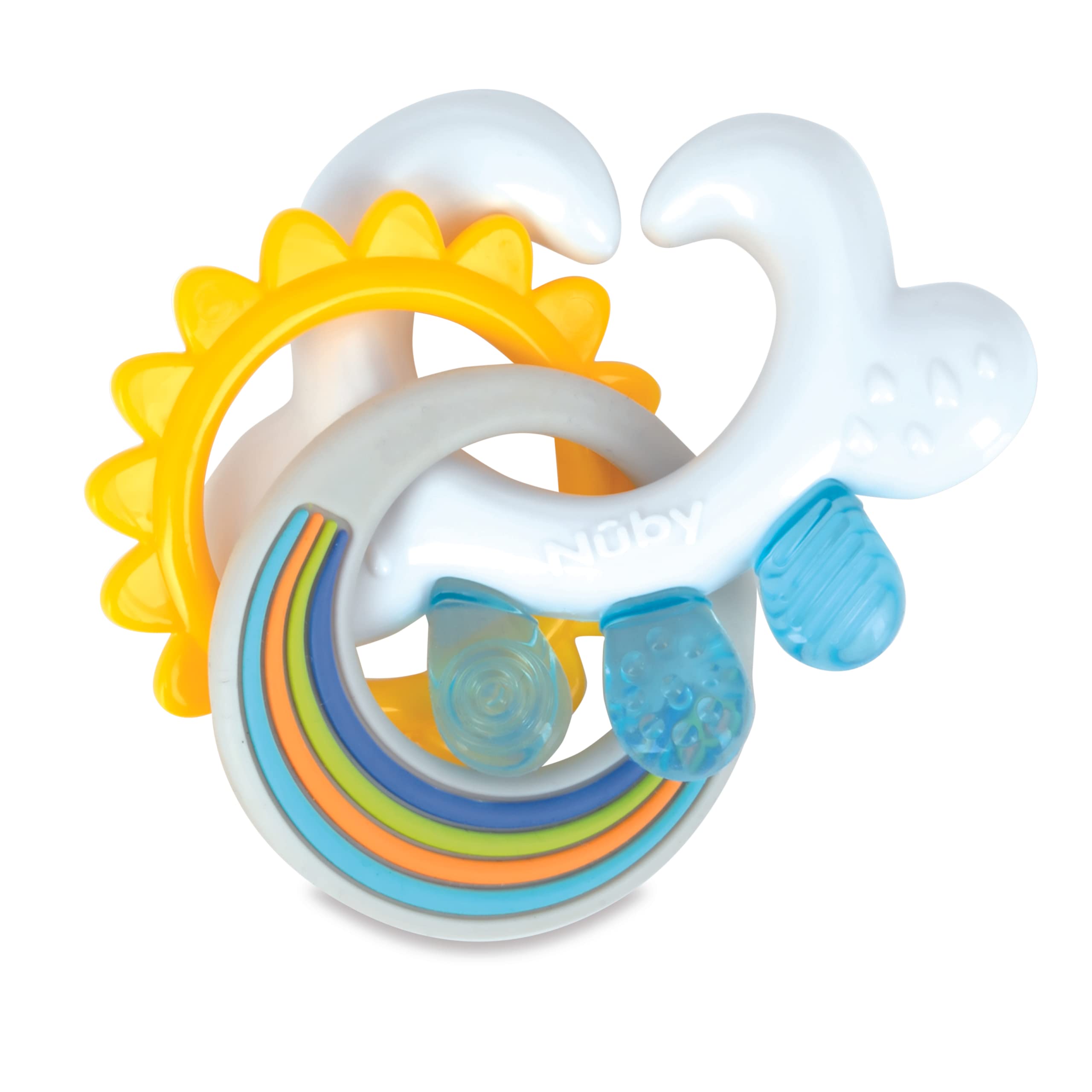 Foto 4 pulgar | Teether Nuby Cloud Con Sun Y Silicona Rain Links Durante Más De 3 Meses - Venta Internacional.