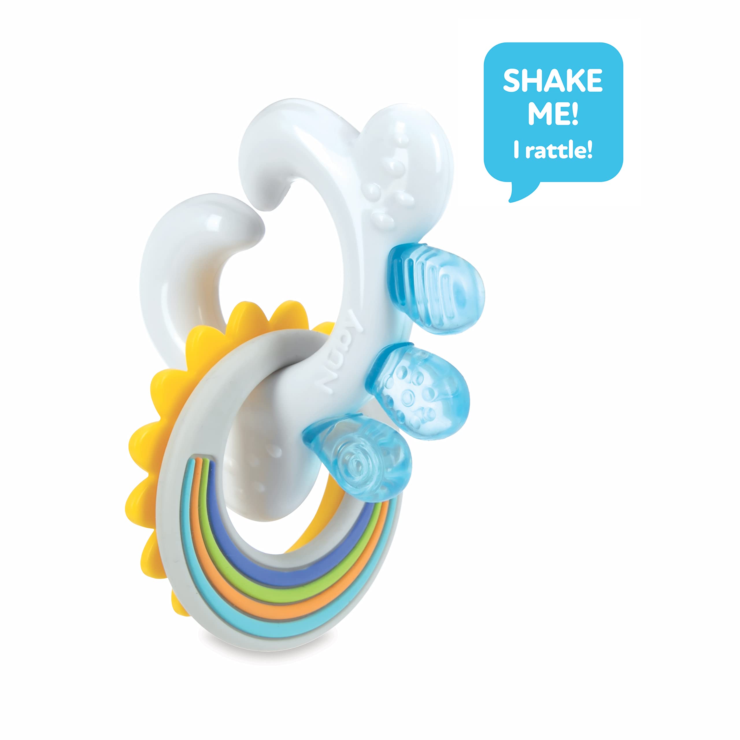 Foto 6 pulgar | Teether Nuby Cloud Con Sun Y Silicona Rain Links Durante Más De 3 Meses - Venta Internacional.