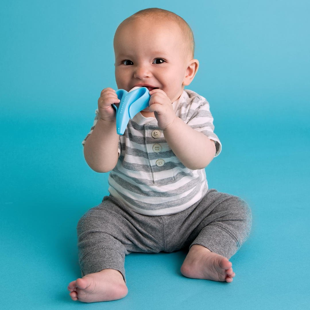 Foto 5 pulgar | Cepillo De Dientes Baby Banana Blue Banana Training Teether Br003b - Venta Internacional.