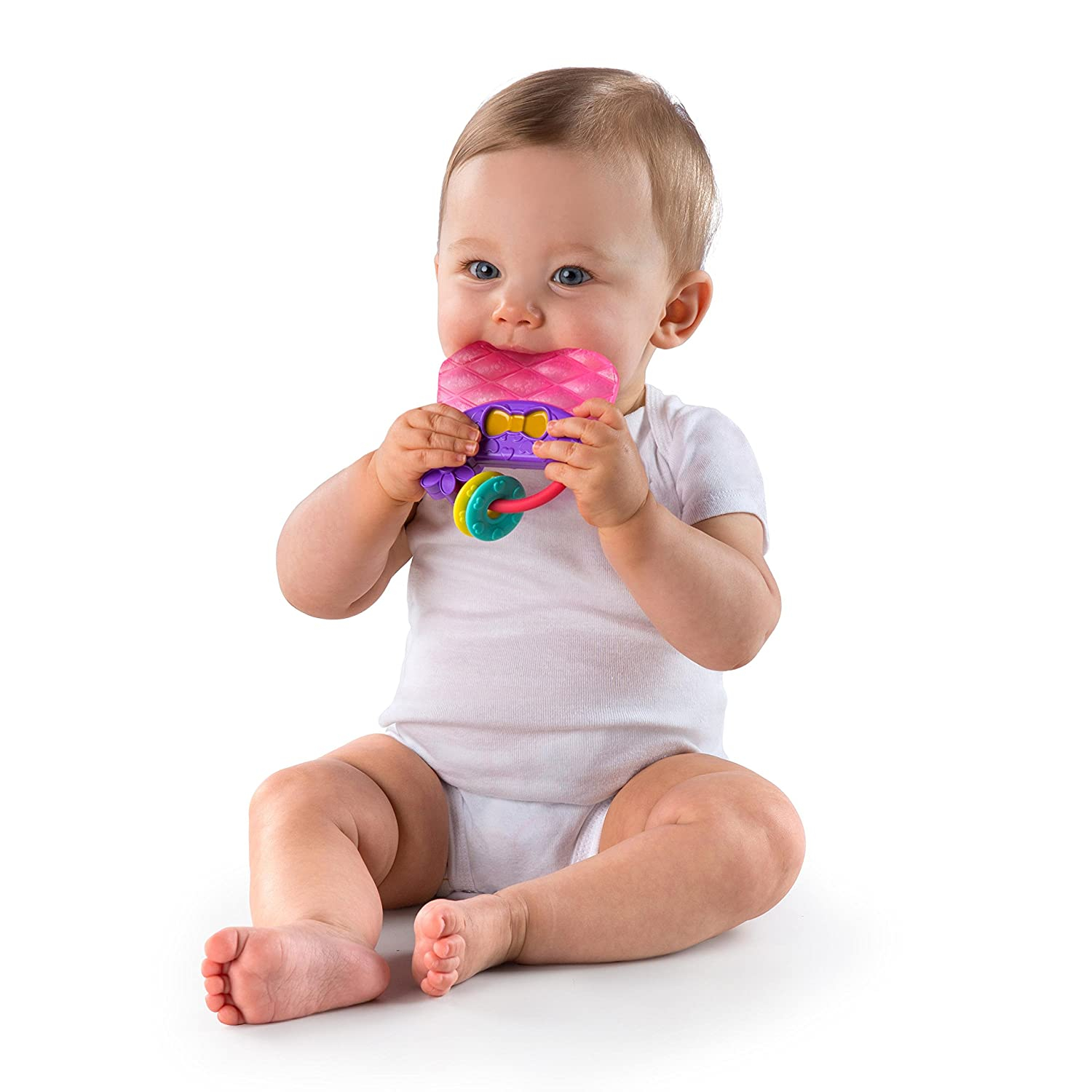 Foto 3 pulgar | Monedero Teether Toy Bright Starts Carry & Teethe, Enfriable - Venta Internacional.