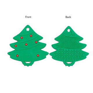 Foto 5 | Árbol Navideño Y Pan De Jengibre Teether Nuby All Silicone 3+ Mo 2 - Venta Internacional.