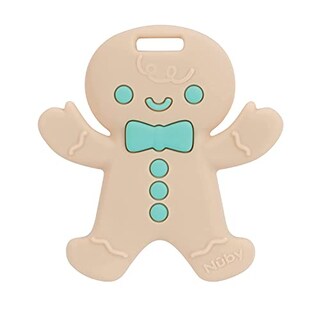 Foto 6 | Árbol Navideño Y Pan De Jengibre Teether Nuby All Silicone 3+ Mo 2 - Venta Internacional.