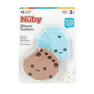 Foto 6 | Mordedera de Silicona Nuby 2 Piezas para Bebé-Venta Internacional