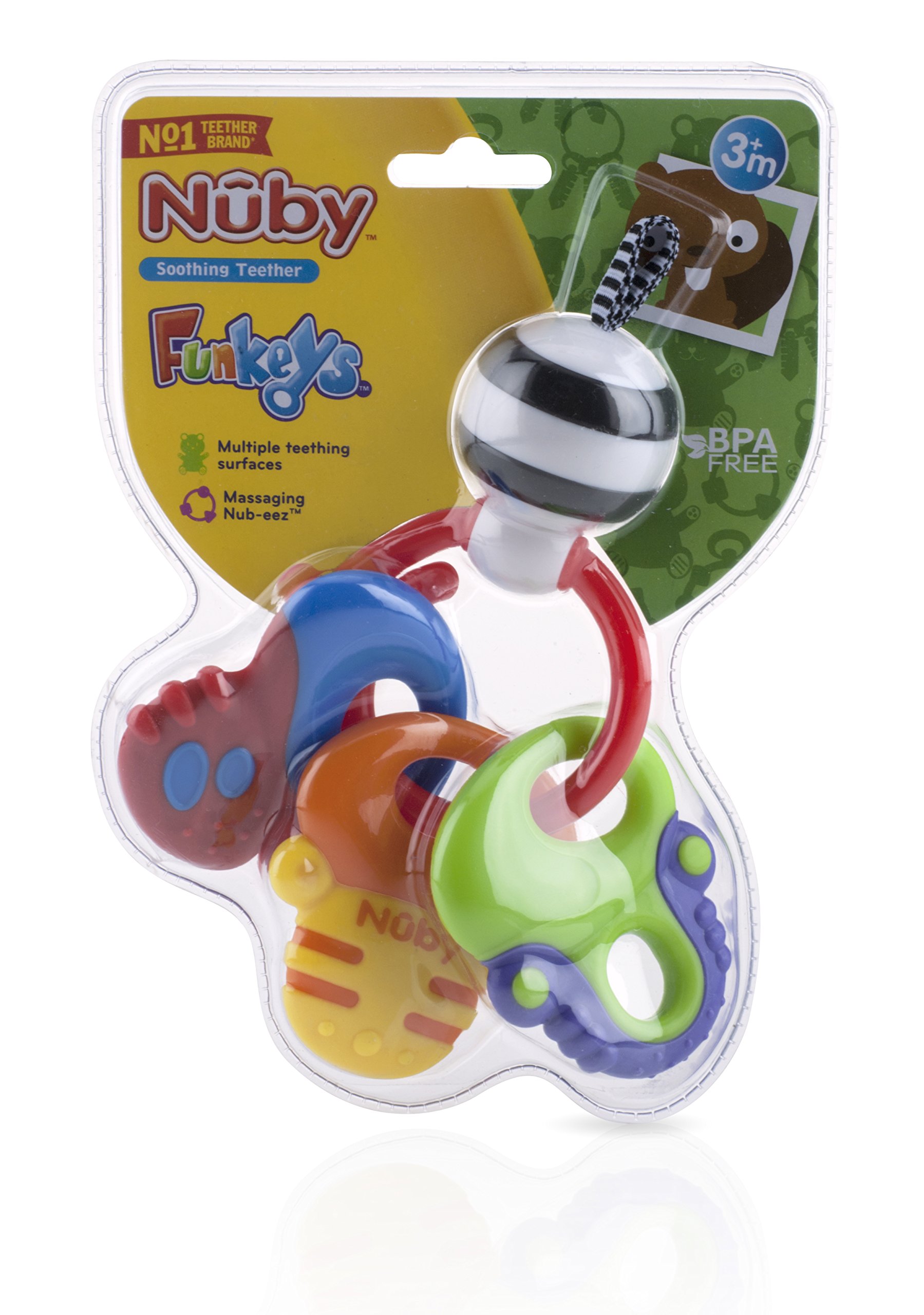 Foto 5 | Anillo Mordedor Teether Nuby Fun Keys - Venta Internacional