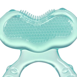 Foto 5 | Mordedor de Silicona Azul Teether Nuby con Cerdas y Gorro Higiénico - Venta Internacional
