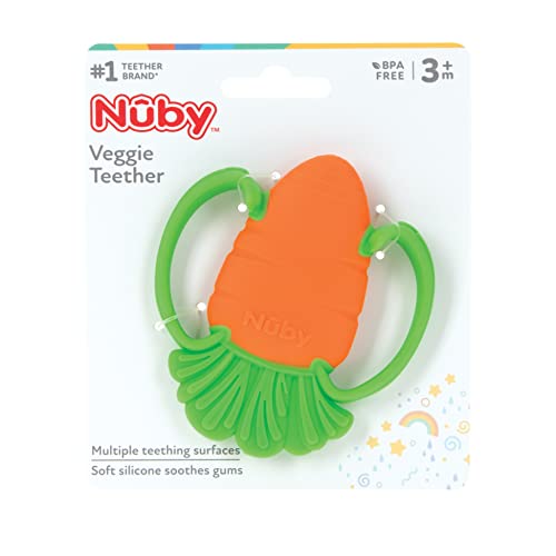 Foto 5 pulgar | Teether Nuby Veggie Soft Sin Bpa Para Aliviar La Dentición - Venta Internacional.