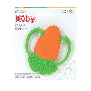 Foto 4 | Teether Nuby Veggie Soft Sin Bpa Para Aliviar La Dentición - Venta Internacional.