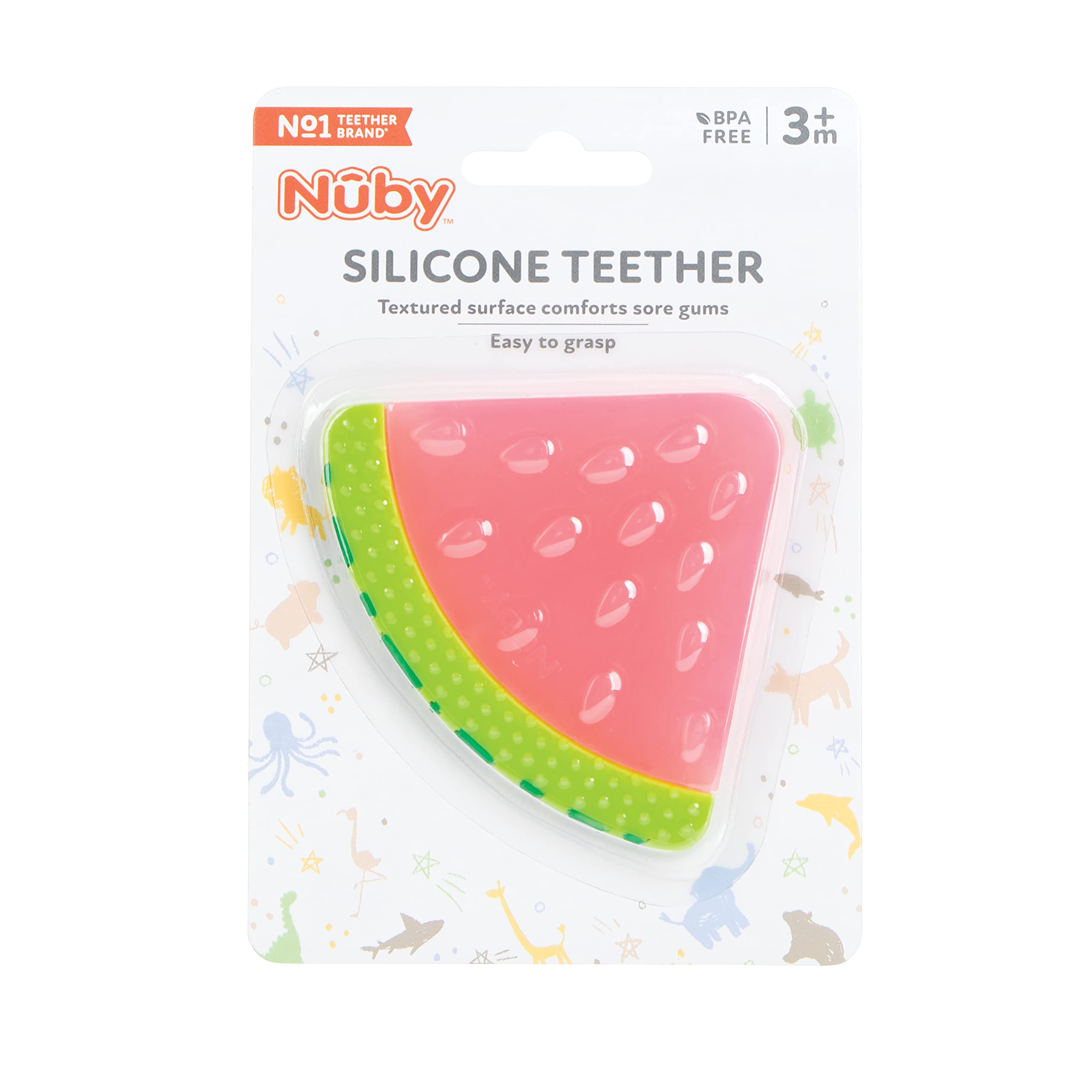 Foto 3 | Sandía Fruit Teether Nuby, 100% Silicona, Para Más De 3 Millones - Venta Internacional.