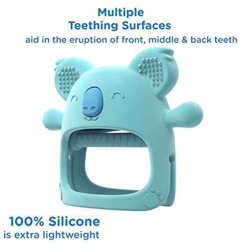 Foto 5 | Manopla De Dentición Nuby, De Silicona, Con Empuñadura Para La Muñeca, Más De 3 Meses, Modelo Koala - Venta Intern