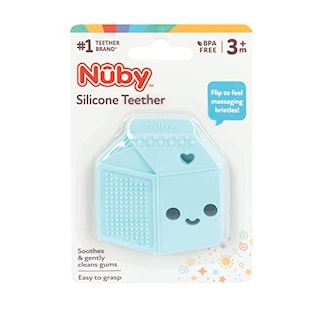 Foto 3 | Mordedera Nuby con Forma de Cartón de Leche de Silicona - Venta Internacional