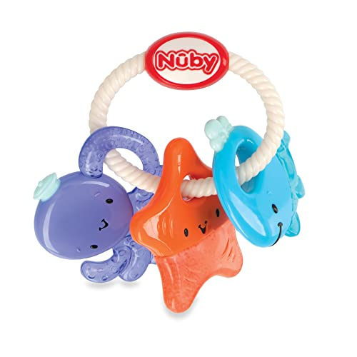 Foto 2 pulgar | Mordedor Gel de Hielo Marino Nuby IcyBite con Texturas para Aliviar la Dentición - Venta Internacional