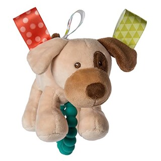 Foto 3 | Sonajero Mordedor Buddy Dog con Etiquetas Satén Interactivas para Bebés Taggies Soft Baby - Venta Internacional