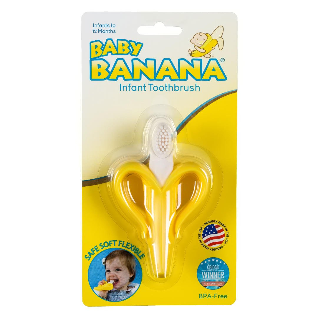 Foto 2 pulgar | Cepillo De Dientes Baby Banana Yellow Banana Training Teether - Venta Internacional.