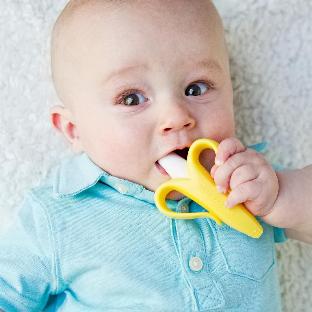 Foto 5 pulgar | Cepillo De Dientes Baby Banana Yellow Banana Training Teether - Venta Internacional.