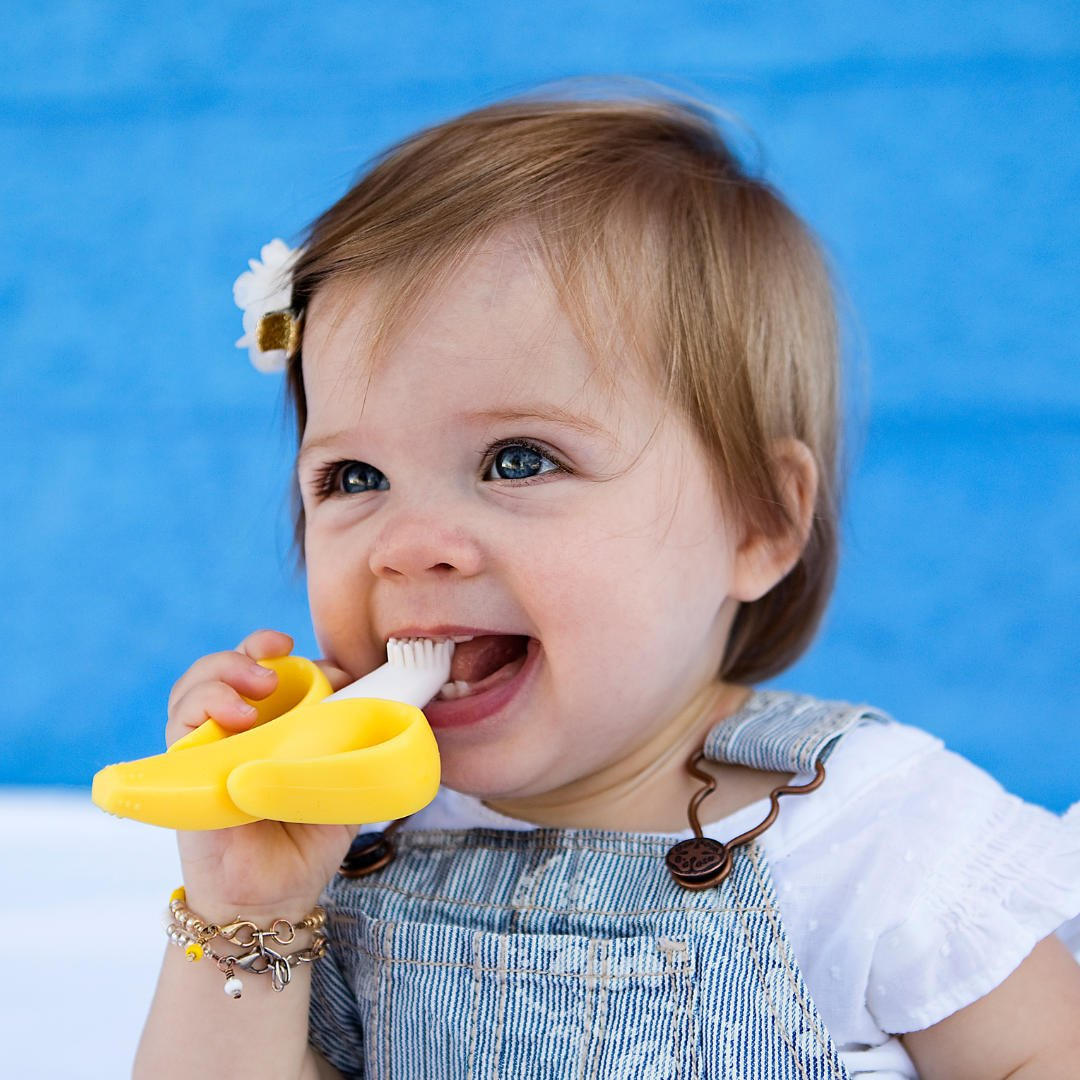 Foto 6 pulgar | Cepillo De Dientes Baby Banana Yellow Banana Training Teether - Venta Internacional.