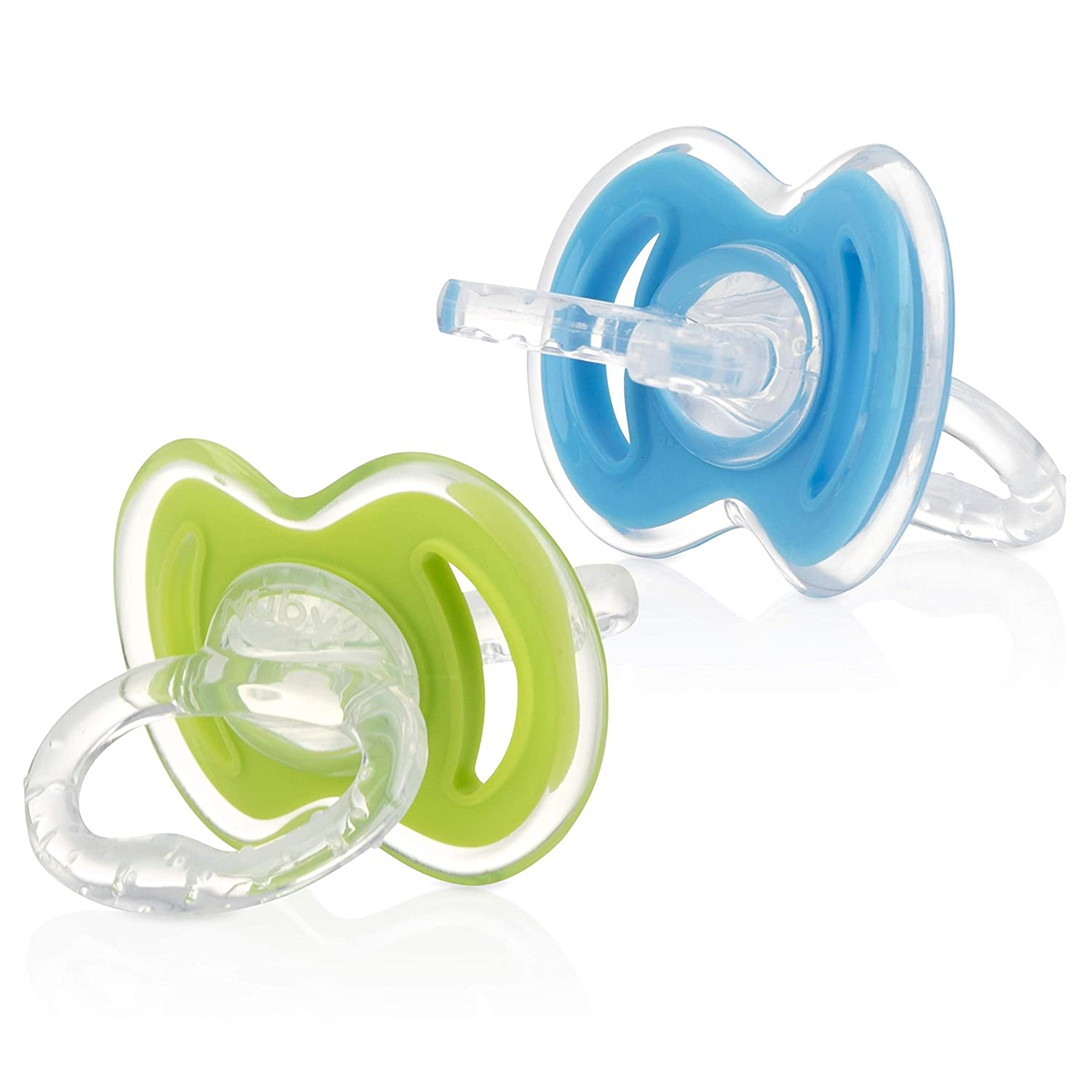 Chupetes Teether Nuby Gum-eez, Paquete De 2, 100% Silicona Sin Bpa - Venta Internacional.