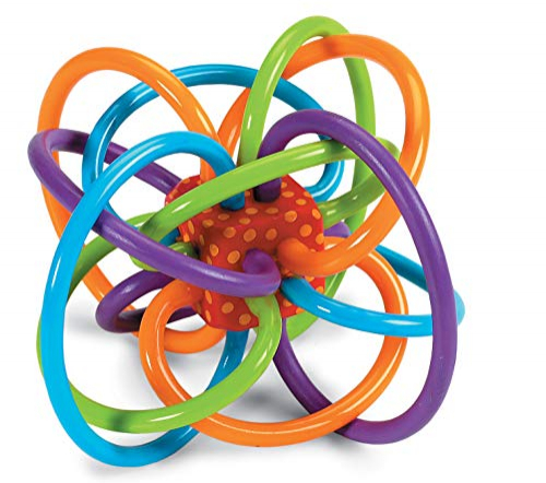 Sonajero y Mordedero Sensorial Manhattan Toy Winkel Multicolor - Venta Internacional
