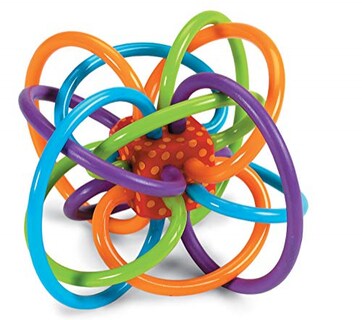 Foto 1 | Sonajero y Mordedero Sensorial Manhattan Toy Winkel Multicolor - Venta Internacional