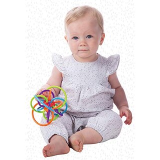 Foto 3 | Sonajero y Mordedero Sensorial Manhattan Toy Winkel Multicolor - Venta Internacional
