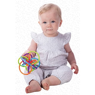 Foto 6 | Sonajero y Mordedero Sensorial Manhattan Toy Winkel Multicolor - Venta Internacional