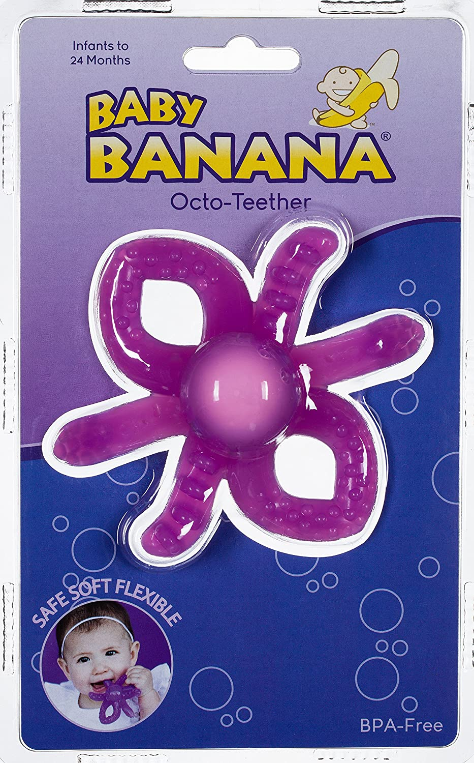 Foto 4 pulgar | Mordedera Baby Banana Lila de Pulpo-Venta Internacional