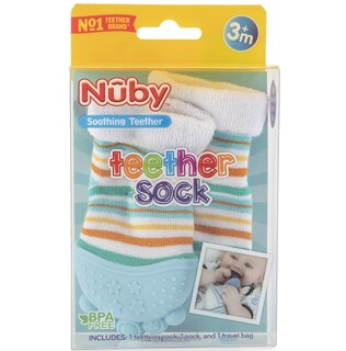 Foto 3 | Calcetas con Mordedera Nuby para Bebé-Venta Internacional
