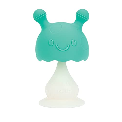 Mordedera de Silicona Supersuave Nuby con Base de Succión Visual - Venta Internacional