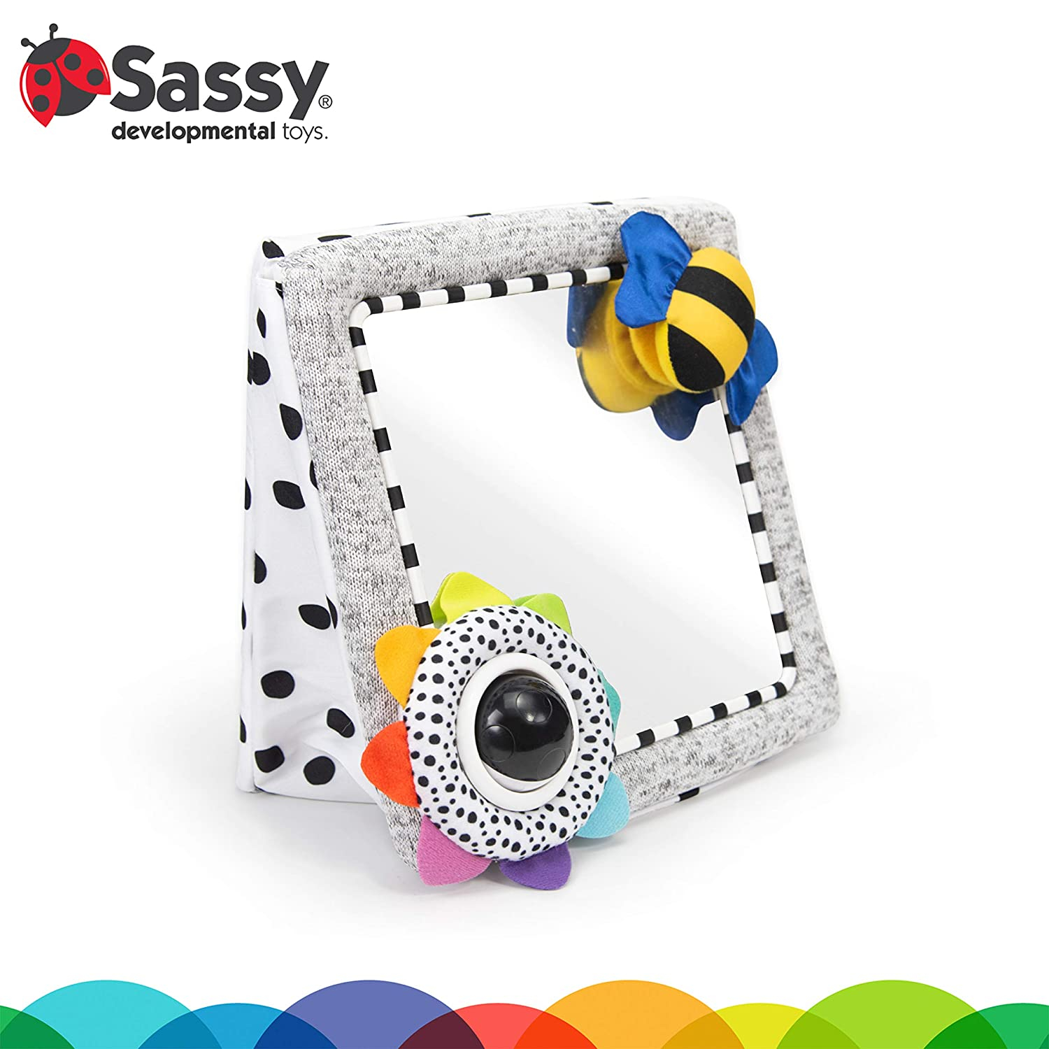 Foto 4 pulgar | Sassy Tummy Time See Me Floor Mirror For Ages 0+ Months (80928) - Venta Internacional.