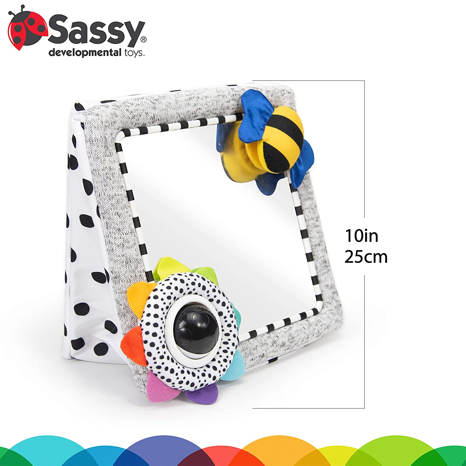 Foto 8 pulgar | Sassy Tummy Time See Me Floor Mirror For Ages 0+ Months (80928) - Venta Internacional.