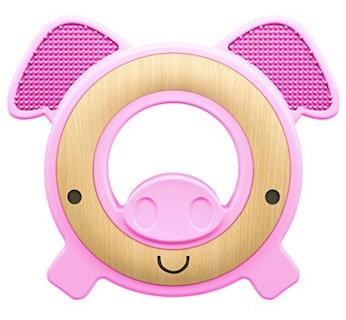 Foto 5 | Cerdo Teether Nuby De Madera Natural Y Silicona De Más De 3 M Para Niña - Venta Internacional.