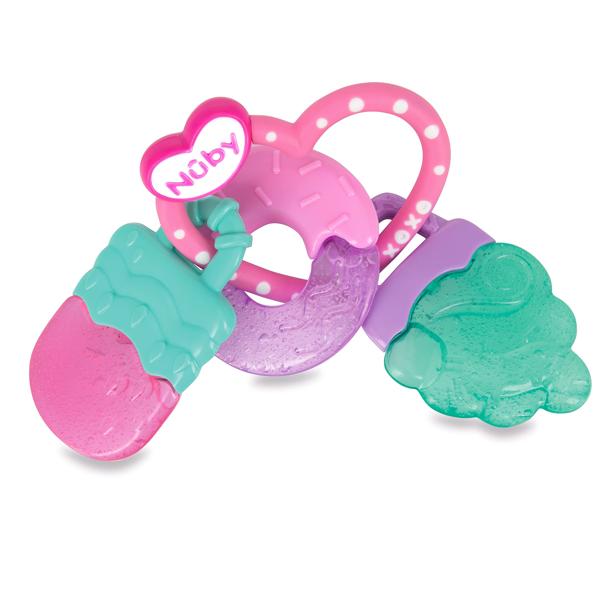 Foto 5 | Mordederas Nuby Icybite 3 Piezas -Helado + Rosquilla + Paleta - Venta Internacional
