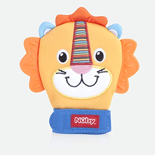 Foto 3 pulgar | Manopla Mordedera Nuby Happy Handimals Lion - Venta Internacional