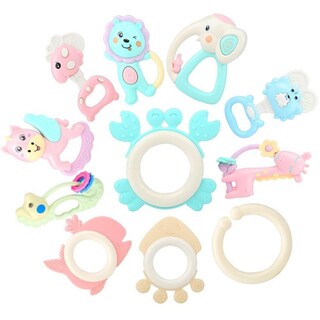 Foto 3 | Juego Portátil De Mordedores Para Bebés Con Sonajero, Música Y Campana, 8 Piezas - Venta Internacional.