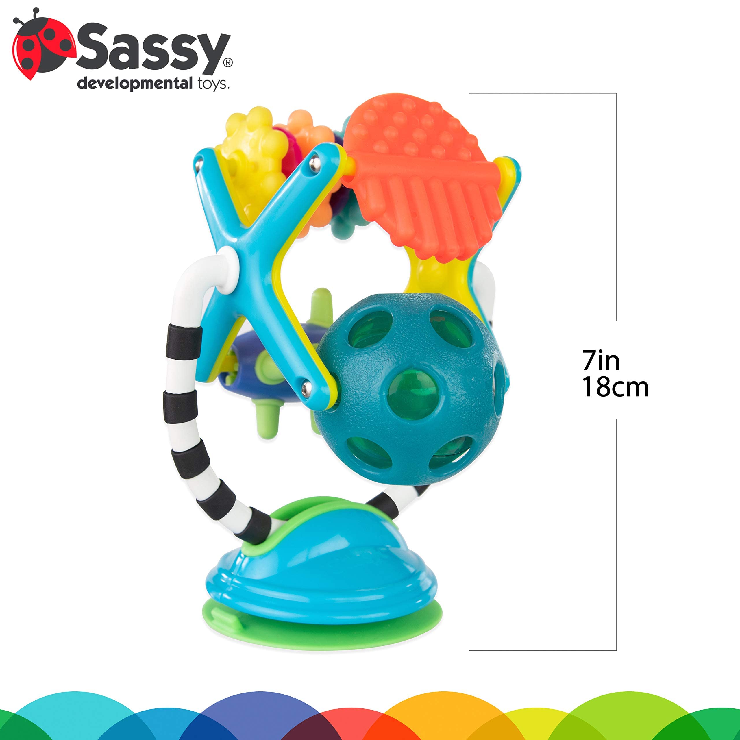 Foto 5 pulgar | Trona Toy Sassy Teethe & Twirl Sensation Station 2 En 1 - Venta Internacional