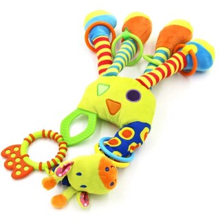 Foto 1 | Estimulación Sensorial Para Bebés Con Forma De Jirafa De Peluche, 47 Cm, Con Sonajero - Venta Internacional.