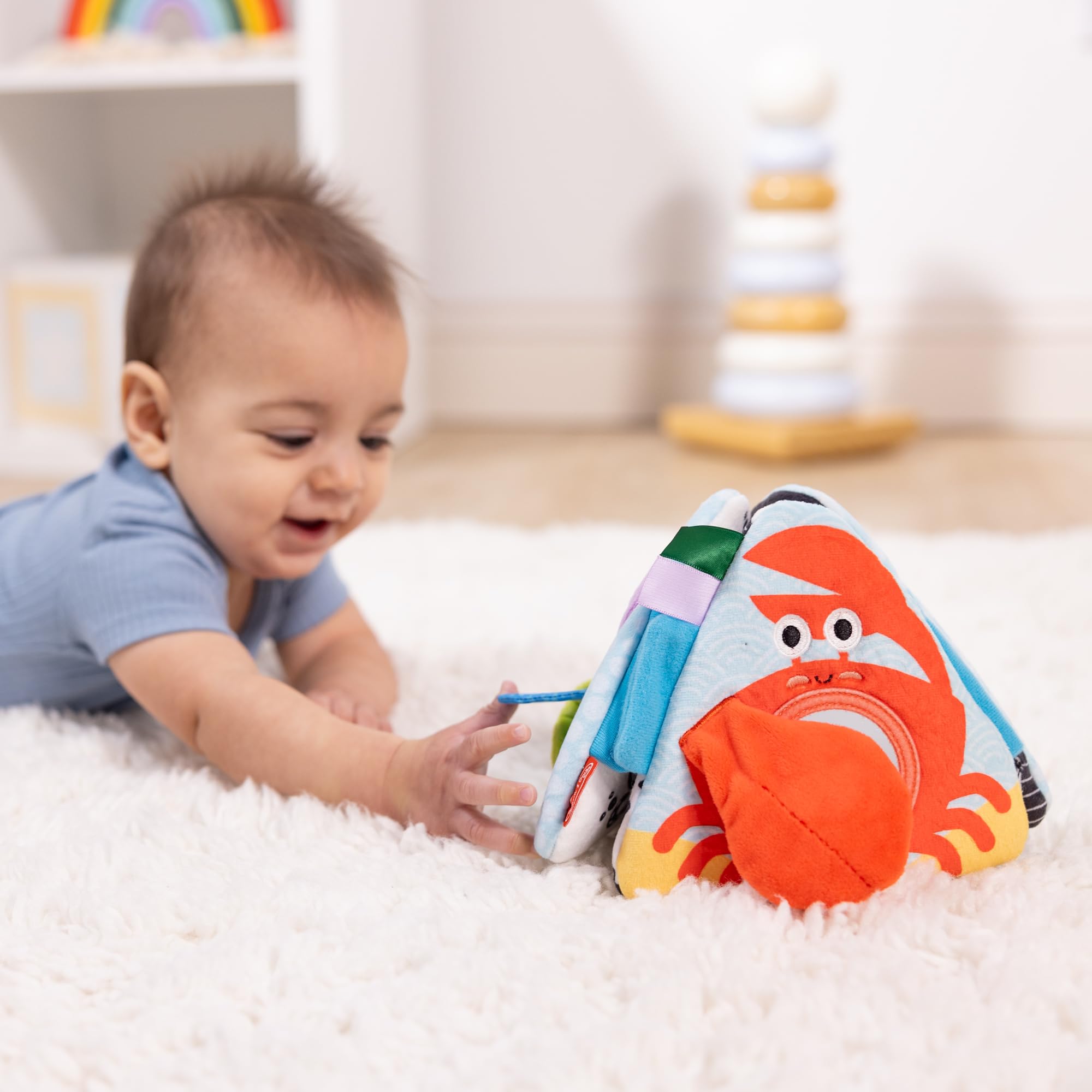 Foto 3 pulgar | Juguete Sensorial Ocean Tummy Time Triangle Melissa & Doug para Bebés