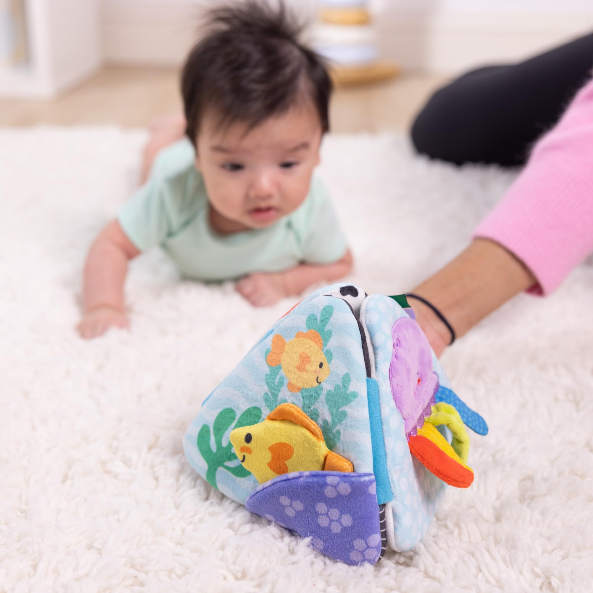 Foto 6 pulgar | Juguete Sensorial Ocean Tummy Time Triangle Melissa & Doug para Bebés