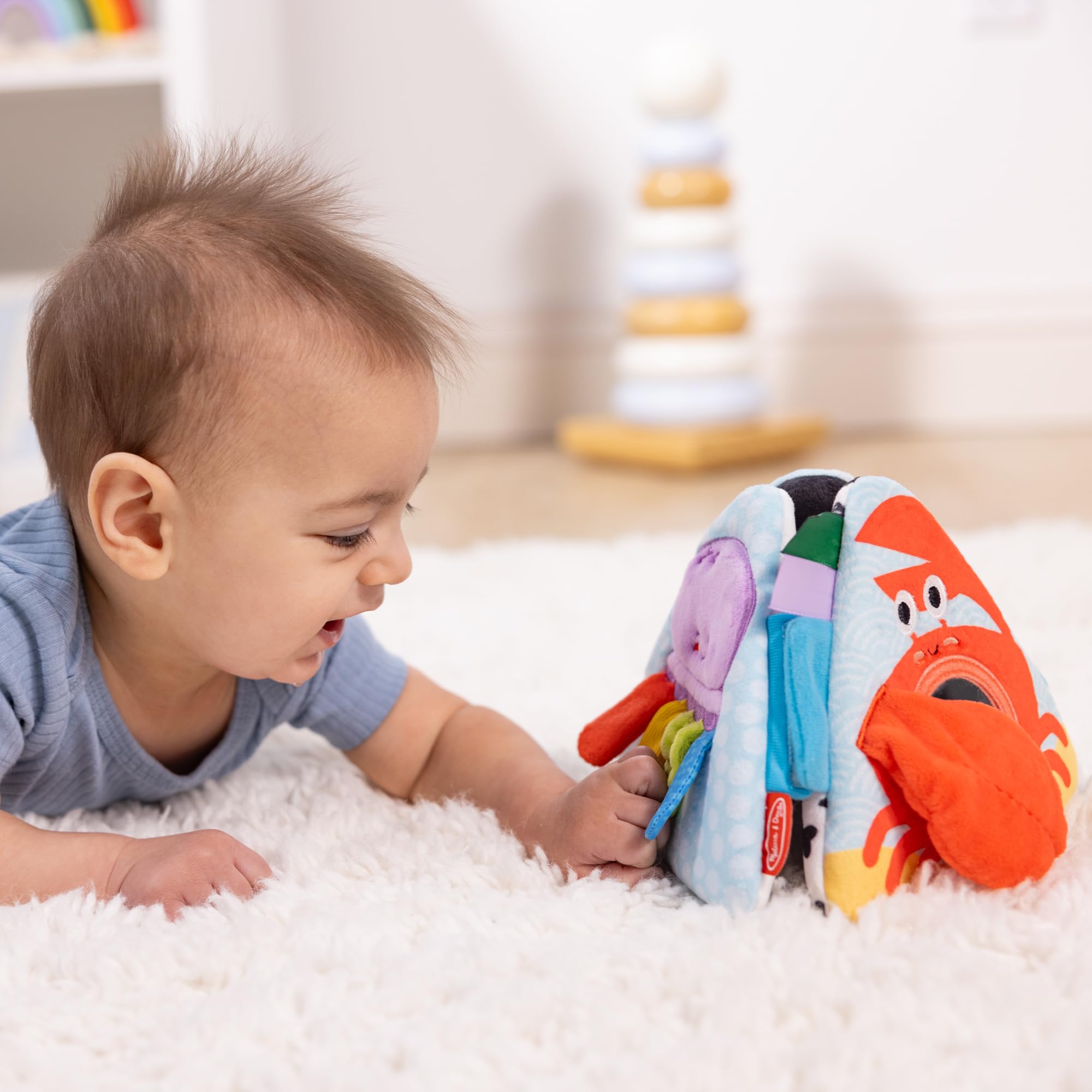 Foto 8 pulgar | Juguete Sensorial Ocean Tummy Time Triangle Melissa & Doug para Bebés