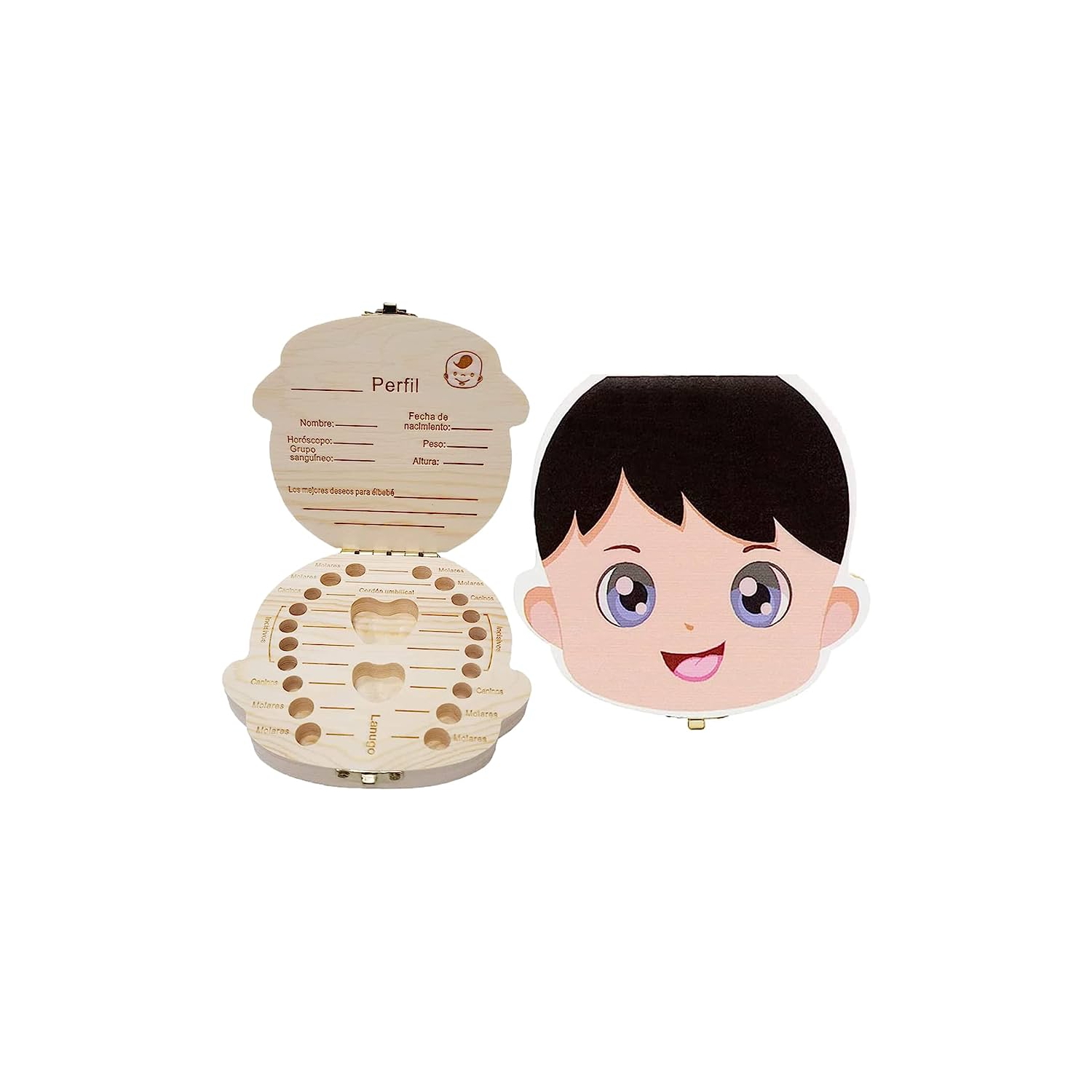 Cajita para Dientes de Leche Baby Teeth Saver Box para Niños y Niñas - Venta Internacional