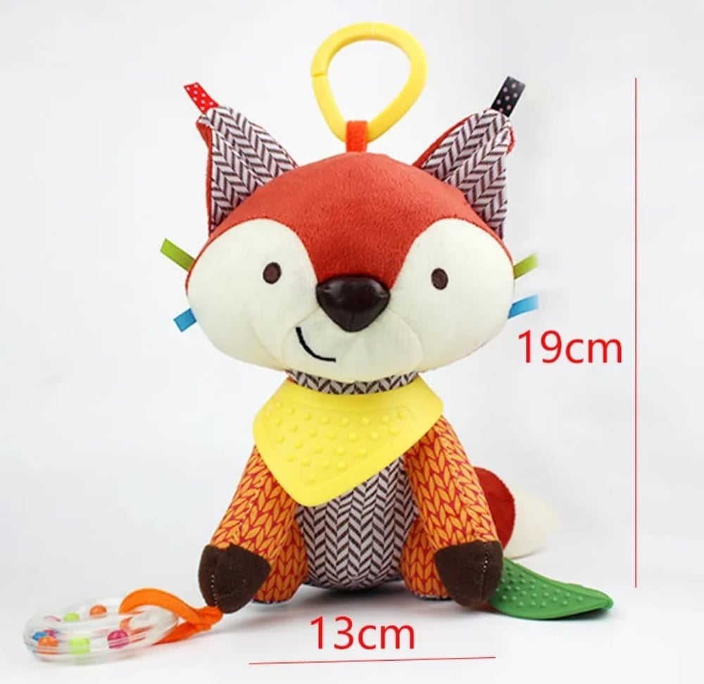 Foto 3 pulgar | Juego de Apego para Bebés de Peluche Fox Teether Sensory Development - Venta Internacional